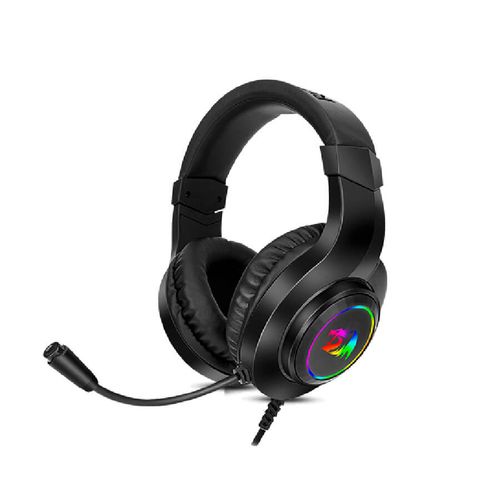 Audífono Redragon Gaming Hylas 3.5mm Negro C/Microfono Rgb H260