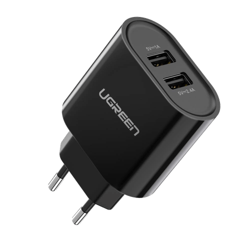 Cargador de Pared UGREEN 2USB BLA