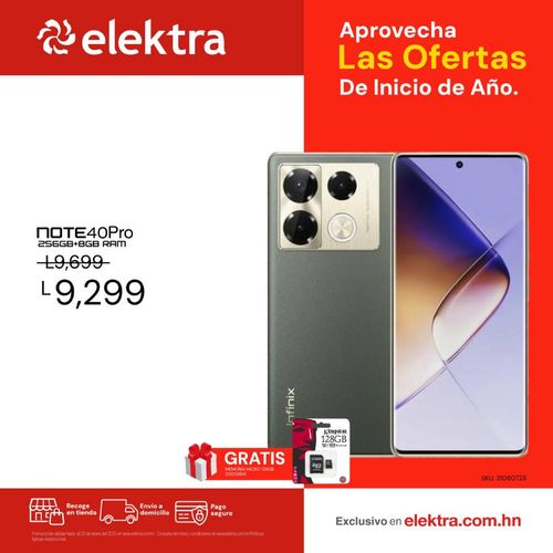 Celular Infinix Note 40 Pro Verde 8+256