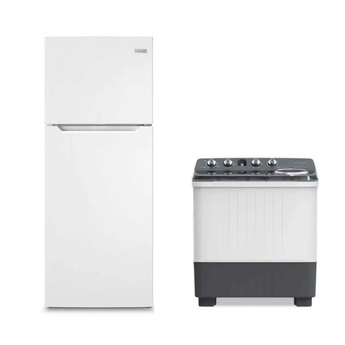 Refrigeradora Frigidaire 5 Pies + Lavadora Frigidaire 26 Libras