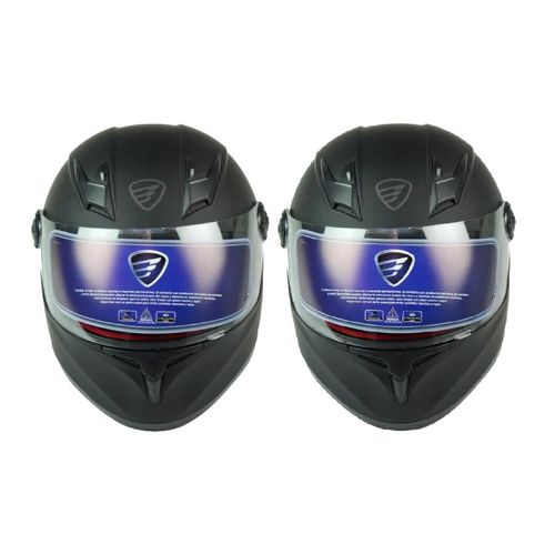 Casco Negro Italika + Casco Negro Italika